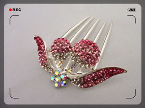 璀璨奪目，櫻桃滿鉆插梳 美發(fā)飾界的新寵